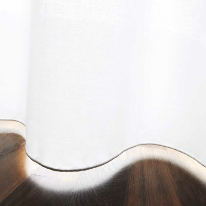 LUCY day/night curtain (cotton look, white)