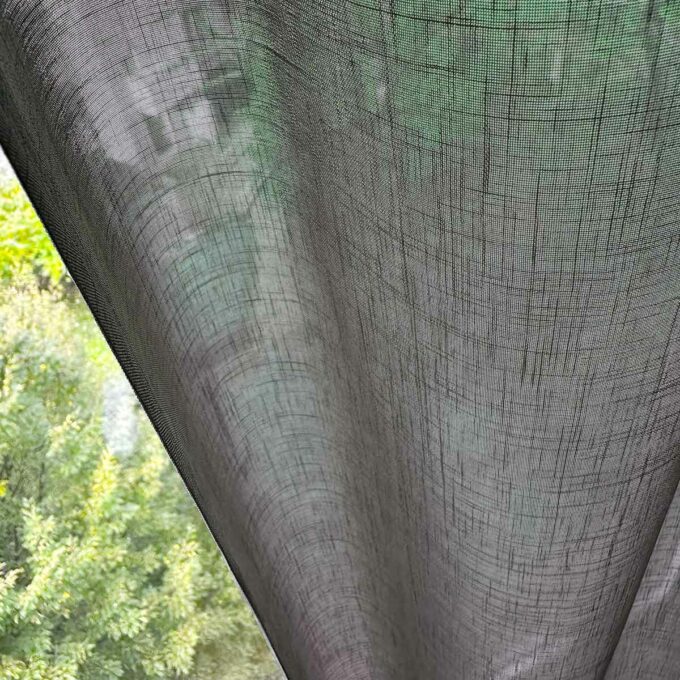 Tagesvorhang LYNA (Leinenoptik, farbig)