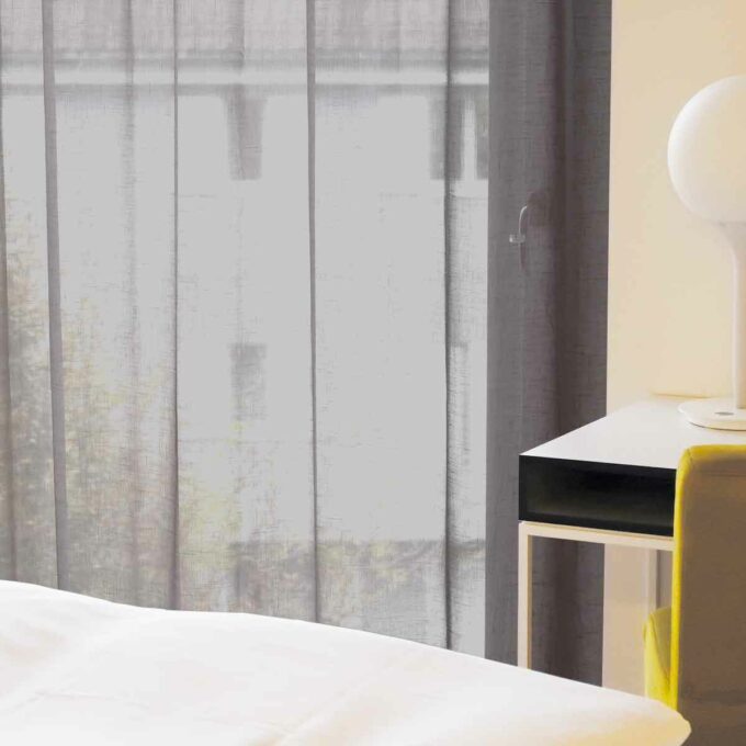 Tagesvorhang LYNA (Leinenoptik, farbig)