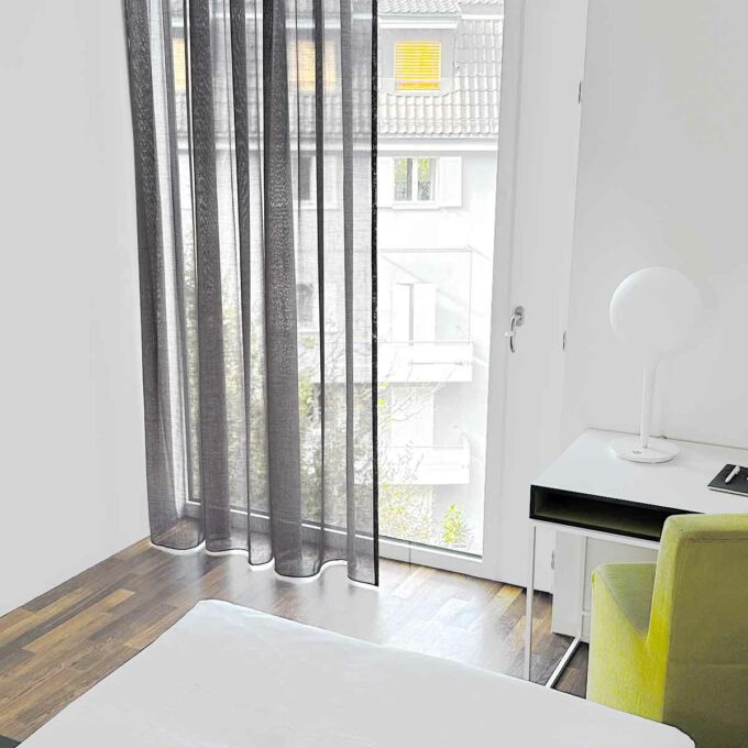 Tagesvorhang LYNA (Leinenoptik, farbig)