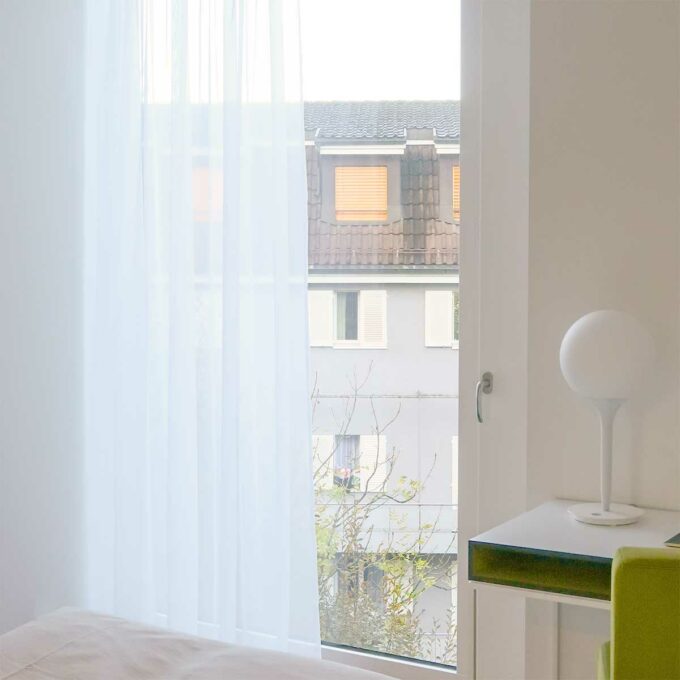 Day curtain LYSA (voile, white)