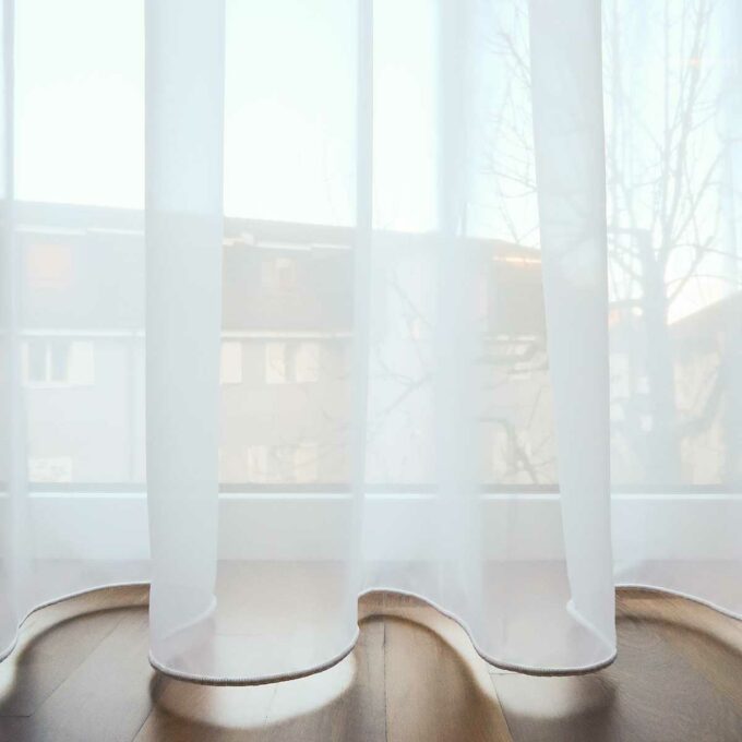 Day curtain LYSA (voile, white)