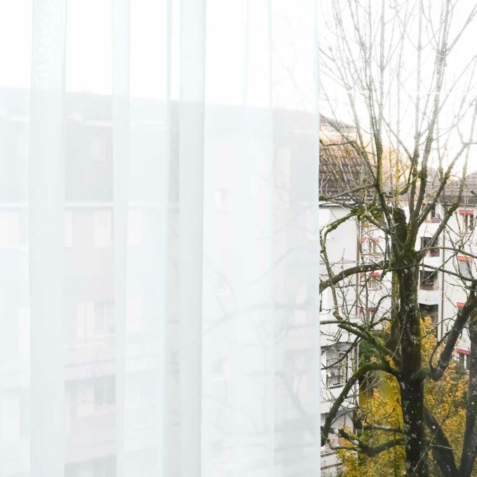 Day curtain LYSA (voile, white)