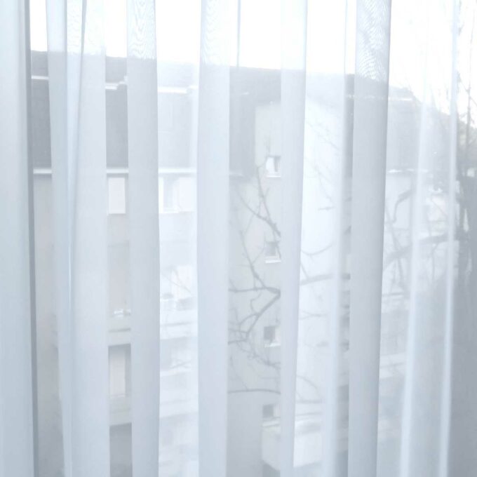 Day curtain LYSA (voile, white)