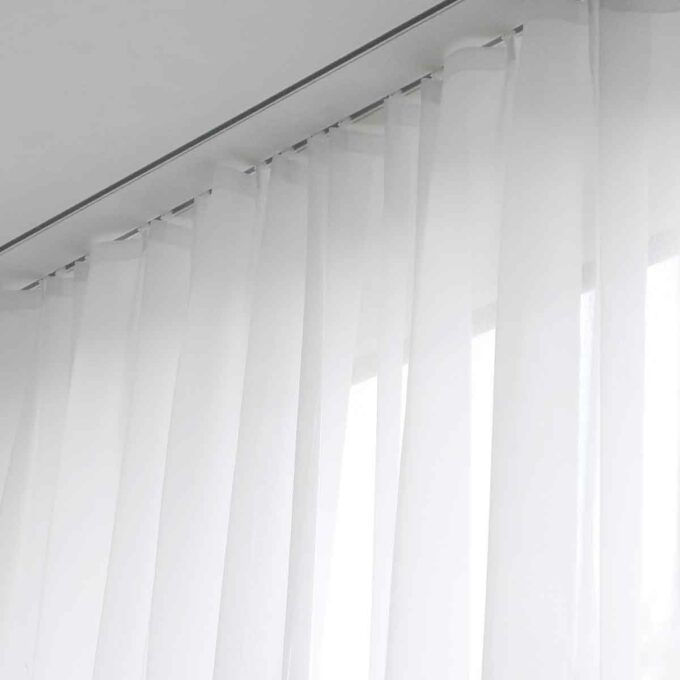 Day curtain YAVA (premium voile, white)