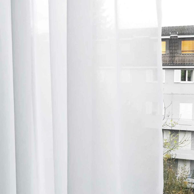 Day curtain YAVA (premium voile, white)